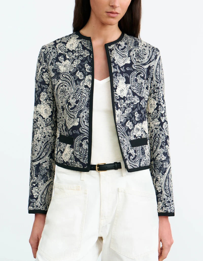Paisley-Blazer Bono