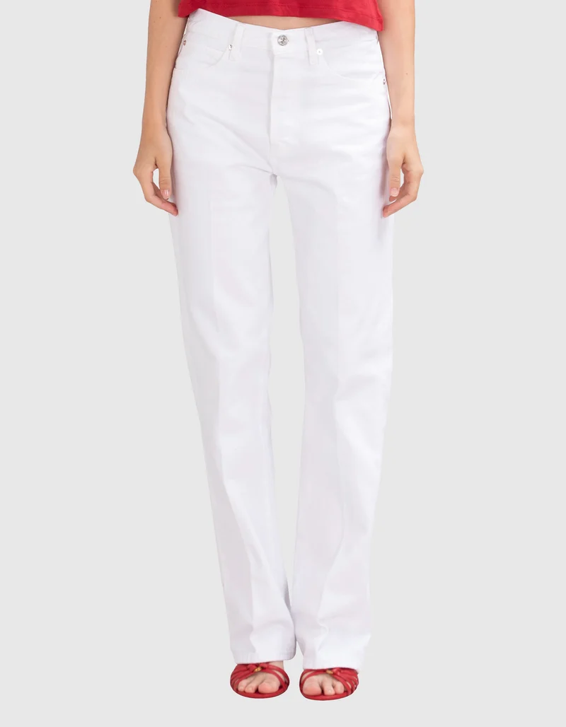 High-Rise Straight-Leg Jeans The Vertical