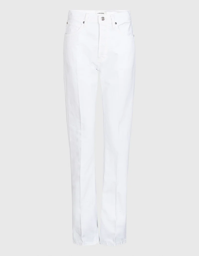 High-Rise Straight-Leg Jeans The Vertical