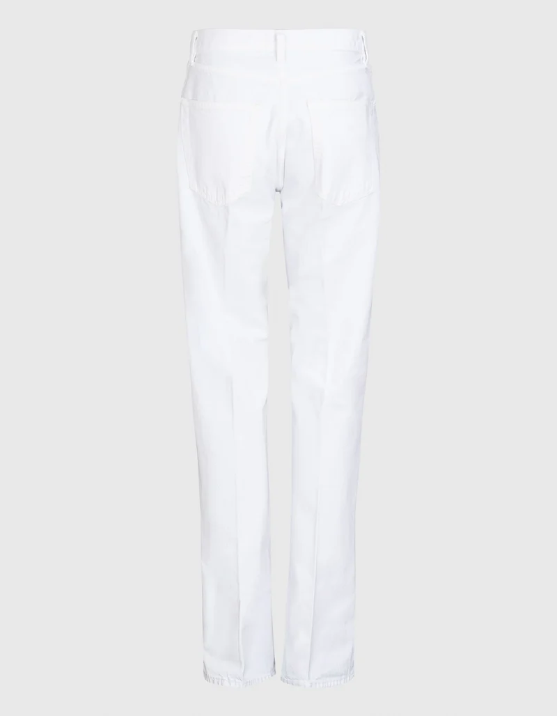 High-Rise Straight-Leg Jeans The Vertical