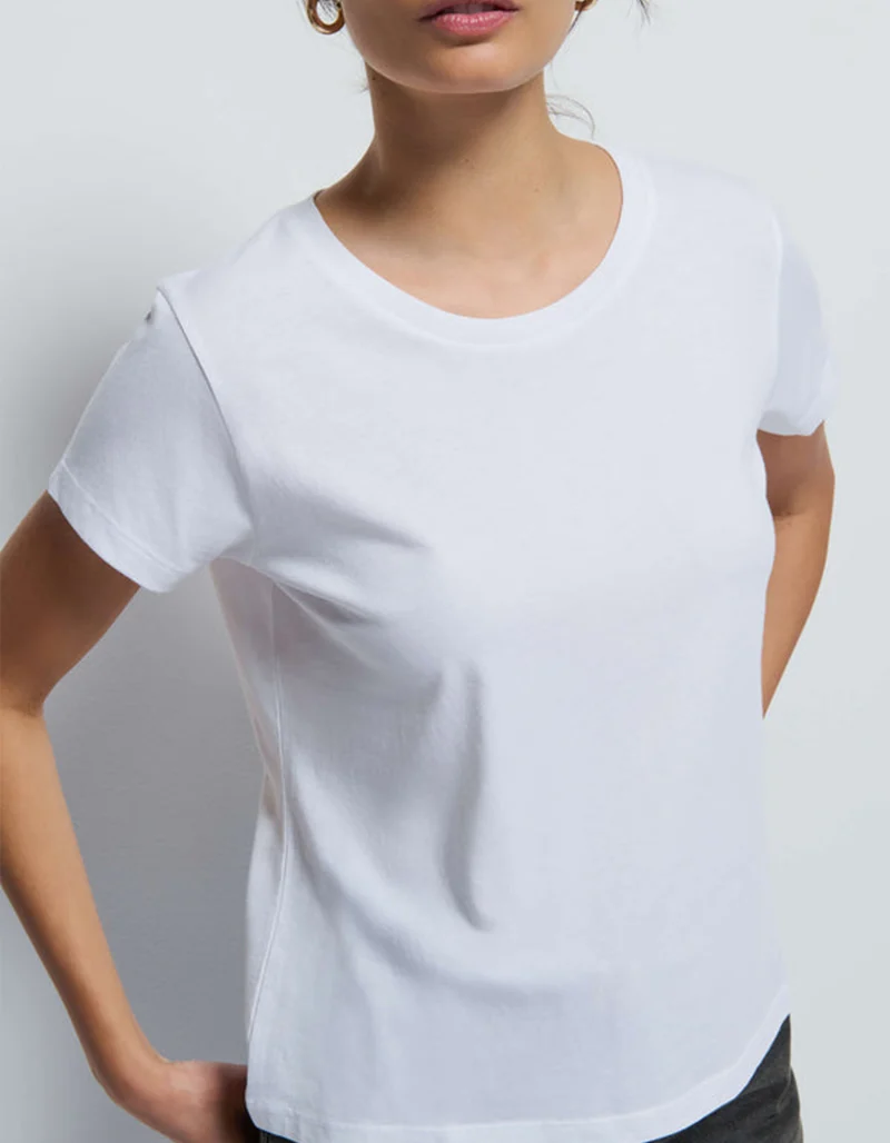 Boxy-Cut T-Shirt Goldie mit Rundhalsausschnitt