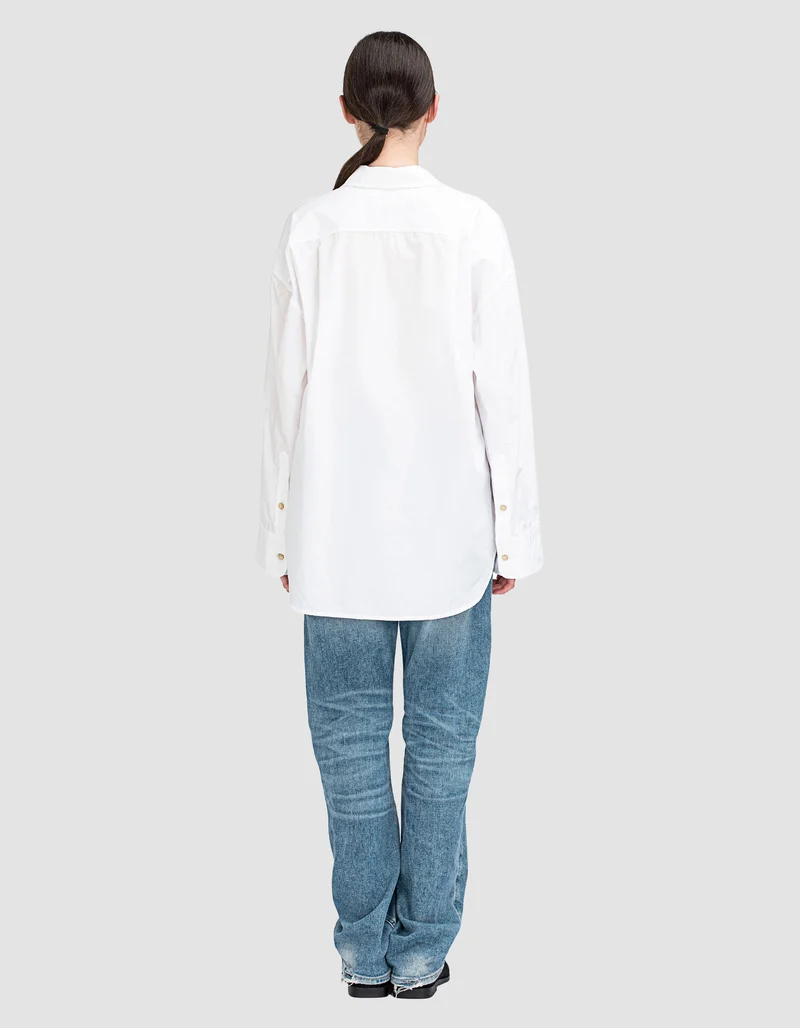 Destroyed Straight-Leg Jeans