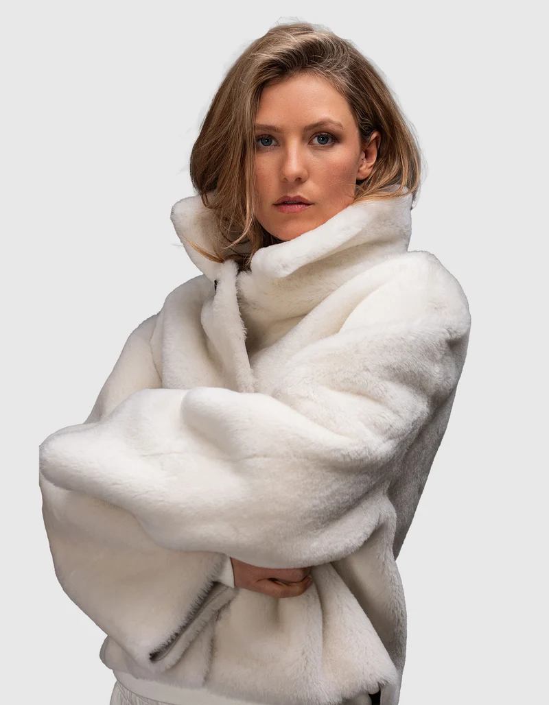 Lammleder-Shearling-Wendejacke