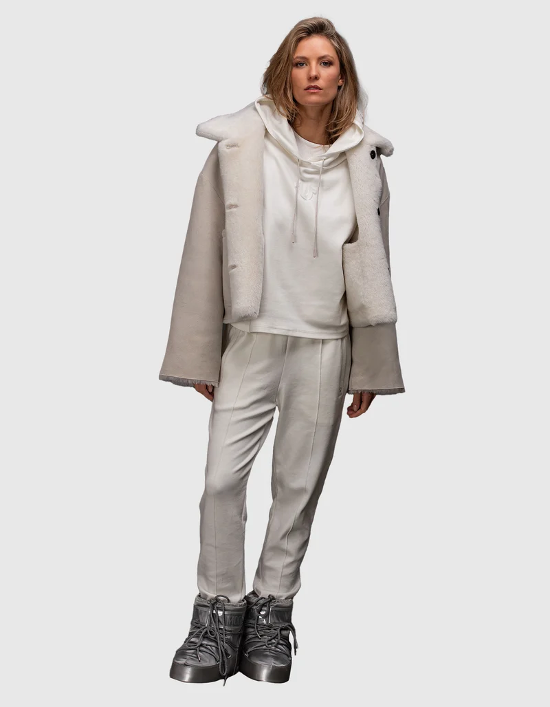 Lammleder-Shearling-Wendejacke