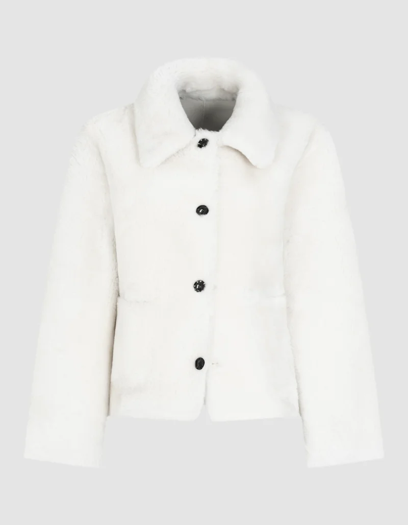 Lammleder-Shearling-Wendejacke