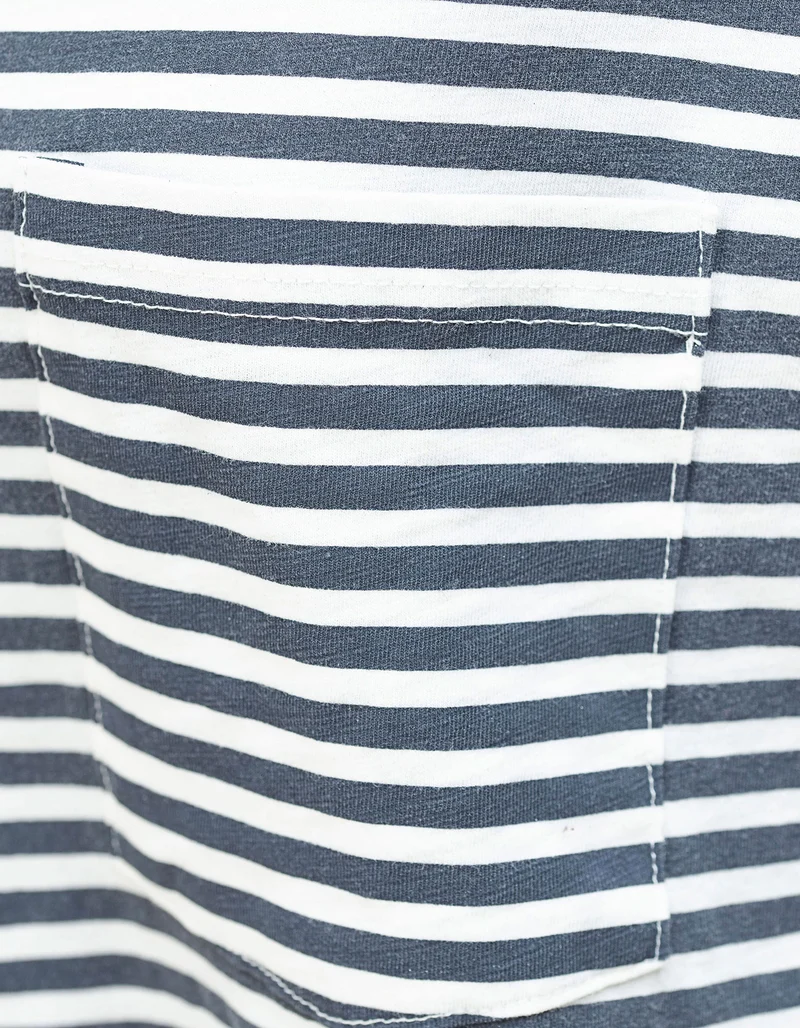 Gestreiftes Cropped T-Shirt