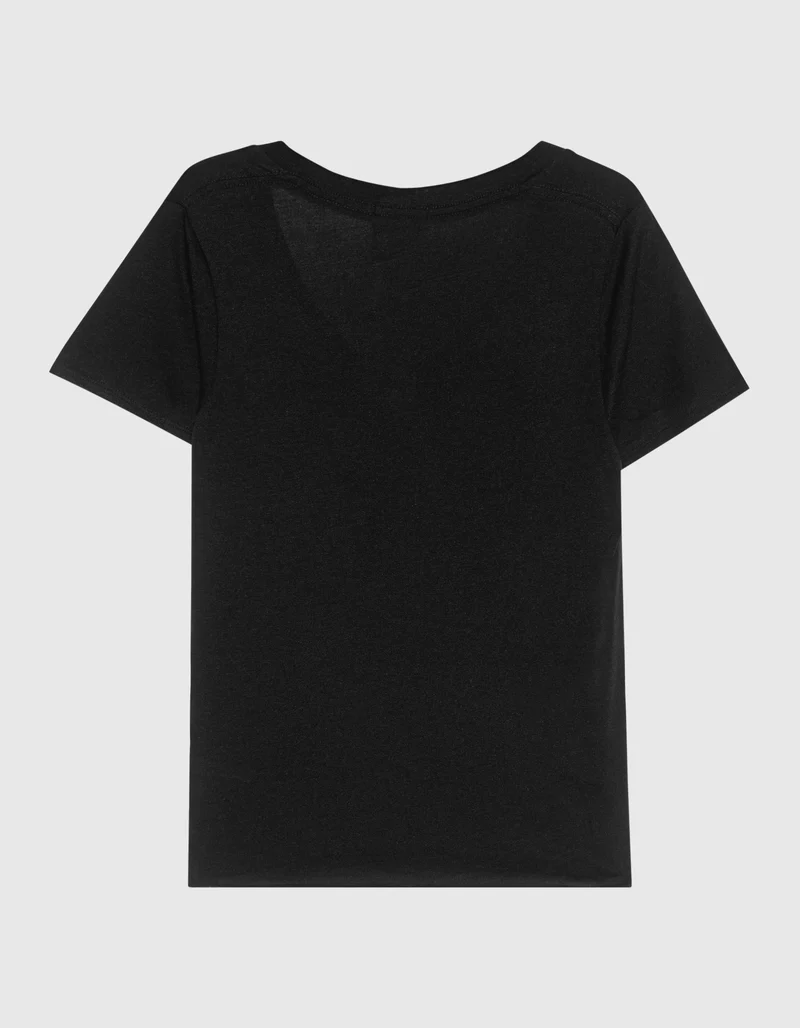 T-Shirt mit V-Ausschnitt