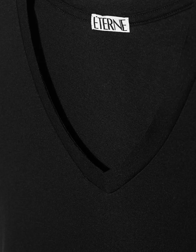 T-Shirt mit V-Ausschnitt