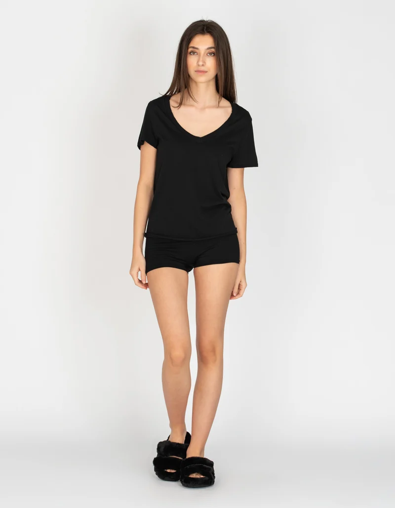 T-Shirt mit V-Ausschnitt