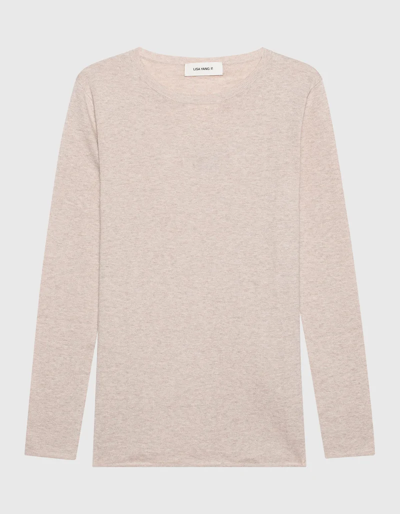 Loose-Fit Feinstrick-Pullover mit Kaschmir-Anteil