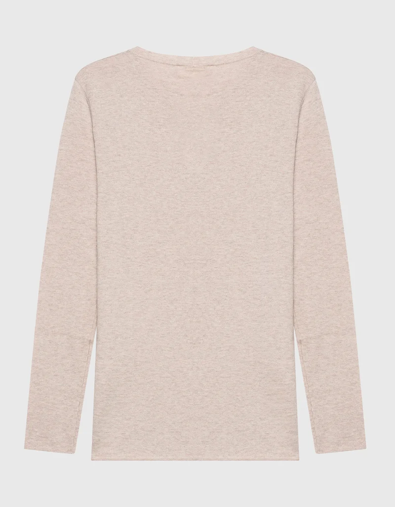 Loose-Fit Feinstrick-Pullover mit Kaschmir-Anteil