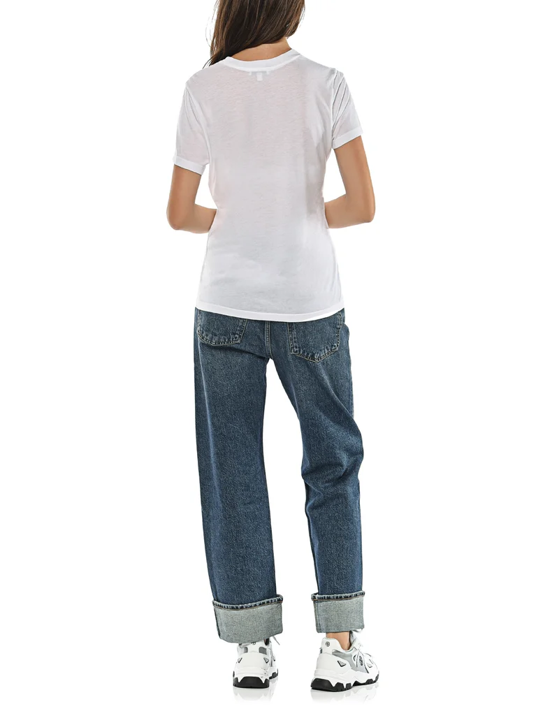 T-Shirt mit Rundhalsausschnitt