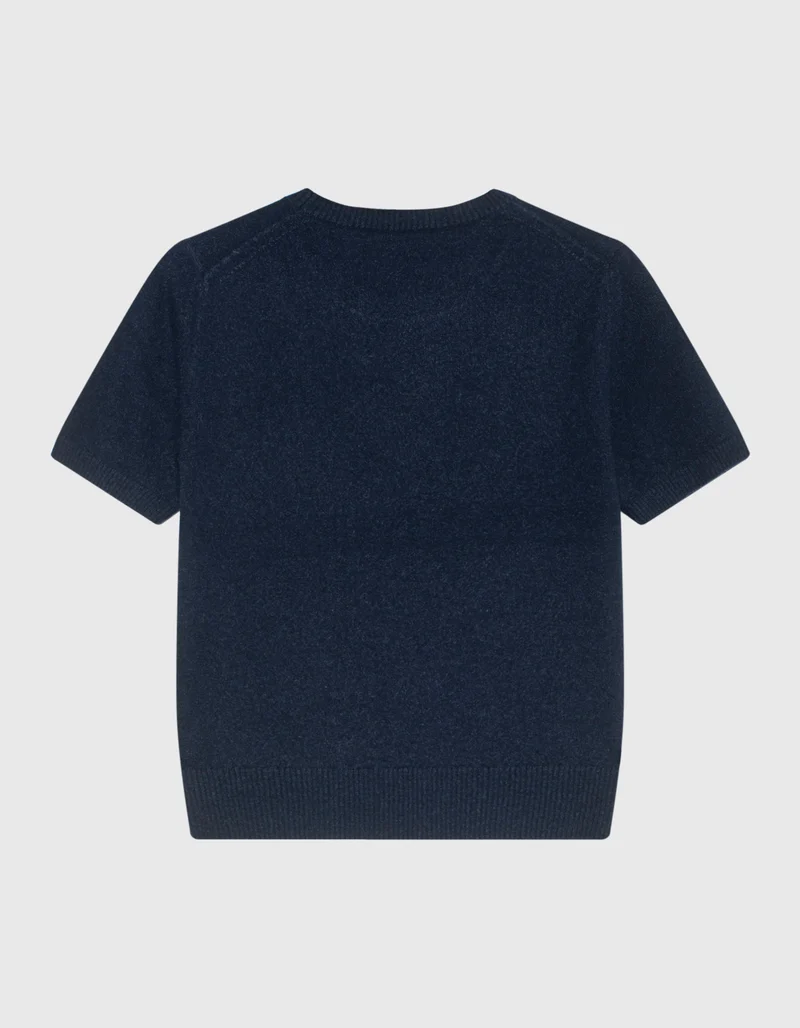 Kurzarm Kaschmir-Pullover