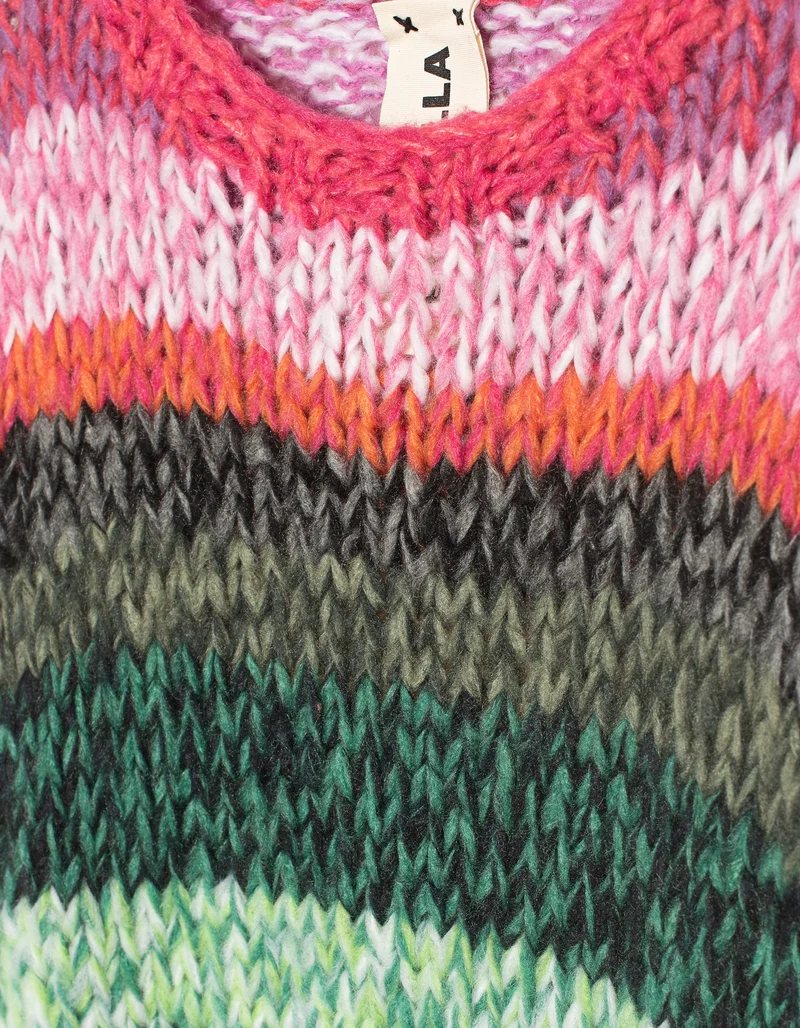Kaschmir-Grobstrick-Pullover