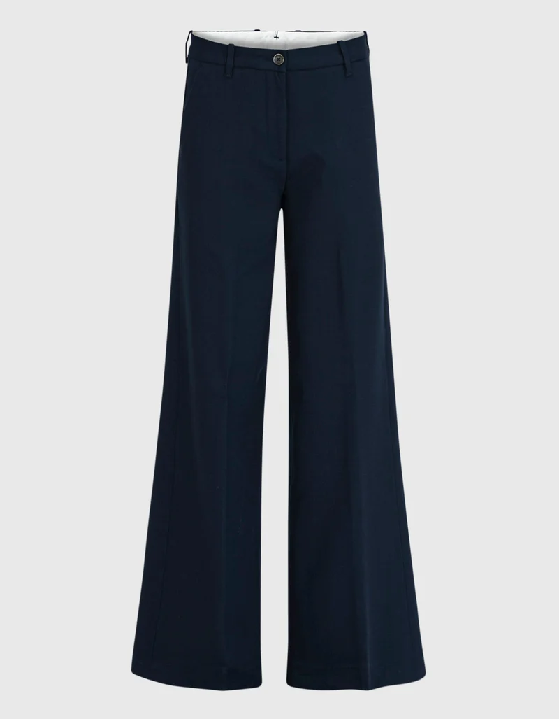 Wide-Leg Woll-Mix Hose