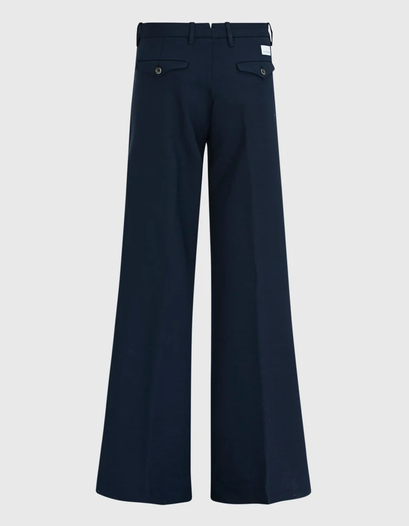 Wide-Leg Woll-Mix Hose