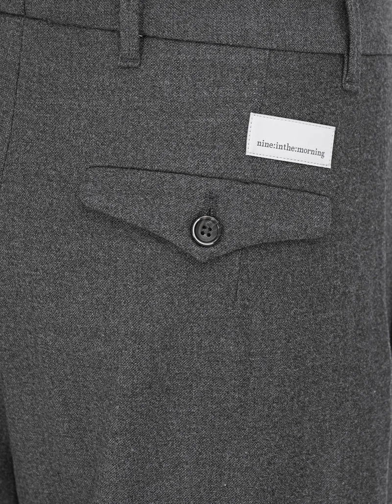Woll-Mix Bundfalten-Culotte