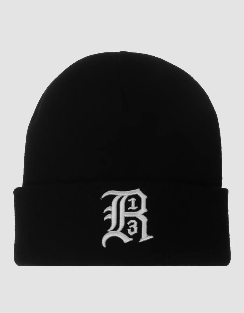 Beanie mit Label Stickerei
