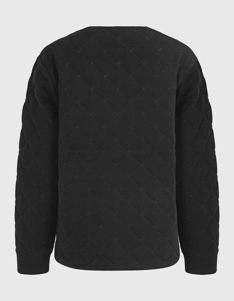 Gesteppte Woll-Kaschmir-Mix-Wendejacke