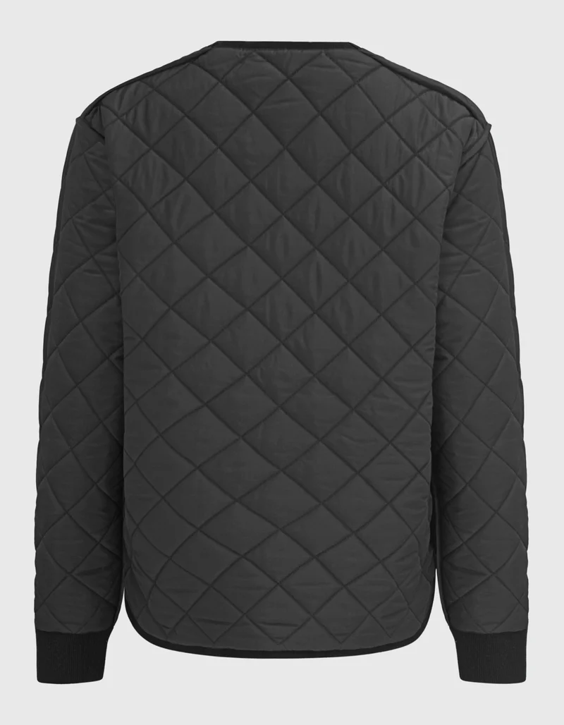Gesteppte Woll-Kaschmir-Mix-Wendejacke