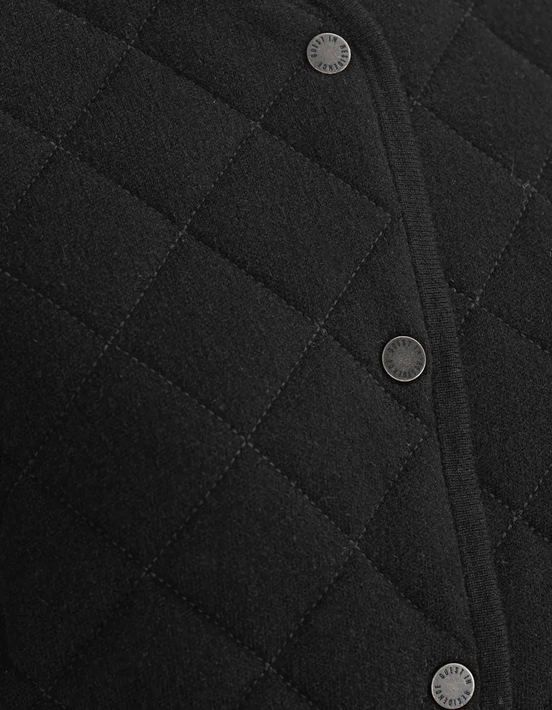 Gesteppte Woll-Kaschmir-Mix-Wendejacke