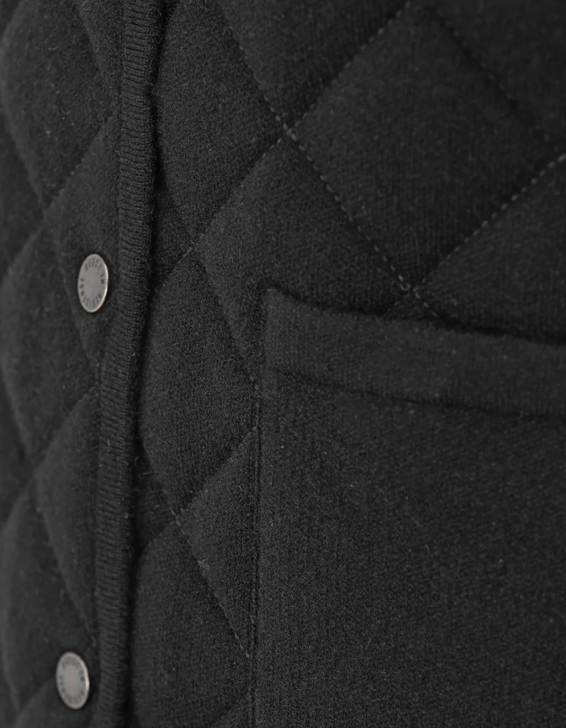 Gesteppte Woll-Kaschmir-Mix-Wendejacke