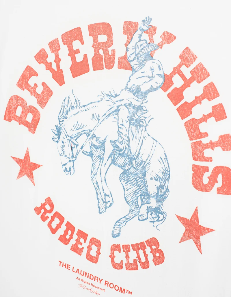 Bedrucktes Oversize T-Shirt Beverly Hills