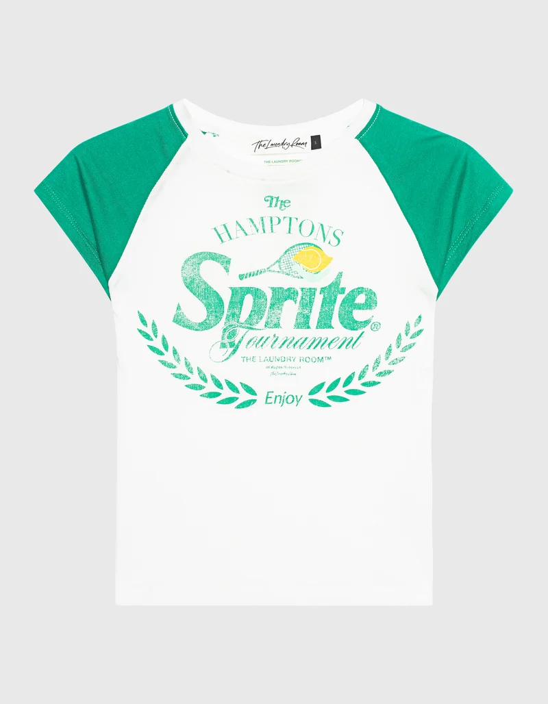 Bedrucktes Slim-Fit T-Shirt Hamptons im Vintage-Look