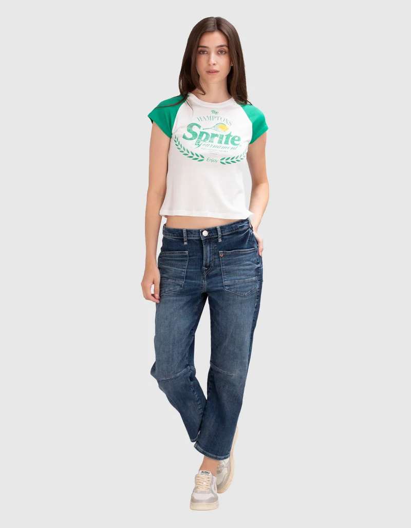 Barrel-Leg Jeans Army Pant Fatigue