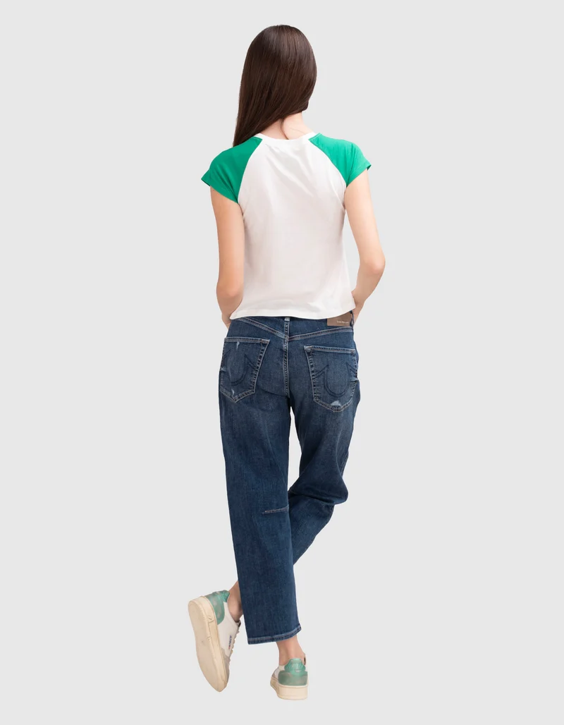 Barrel-Leg Jeans Army Pant Fatigue