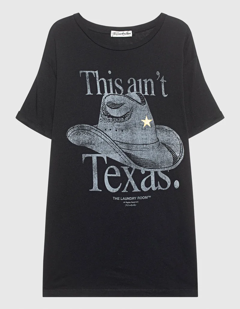 Bedrucktes Oversize T-Shirt This Ain't Texas