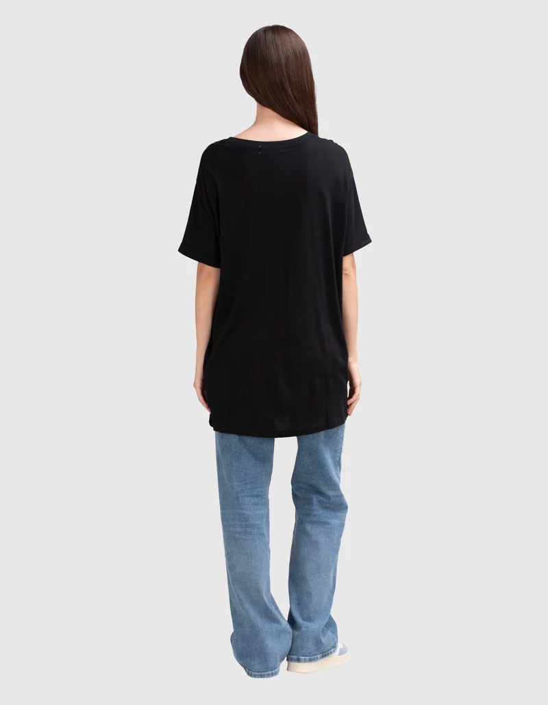 Bedrucktes Oversize T-Shirt This Ain't Texas