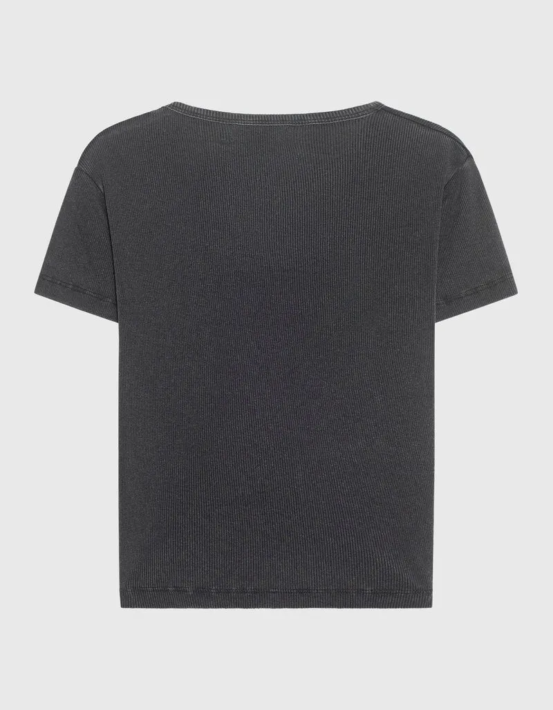 Bedrucktes Cropped T-Shirt Momma Needs