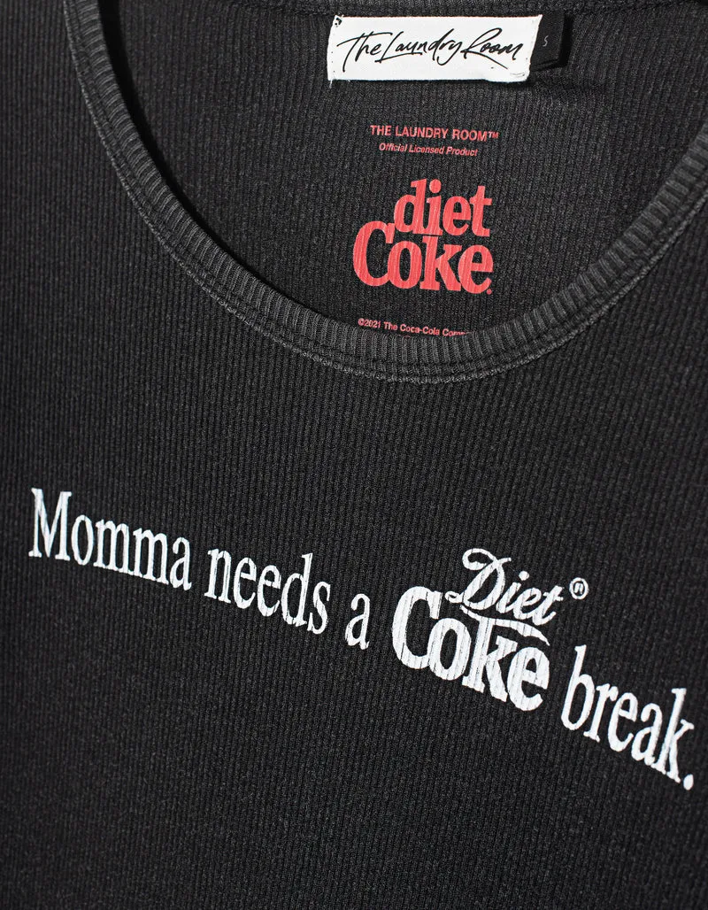 Bedrucktes Cropped T-Shirt Momma Needs