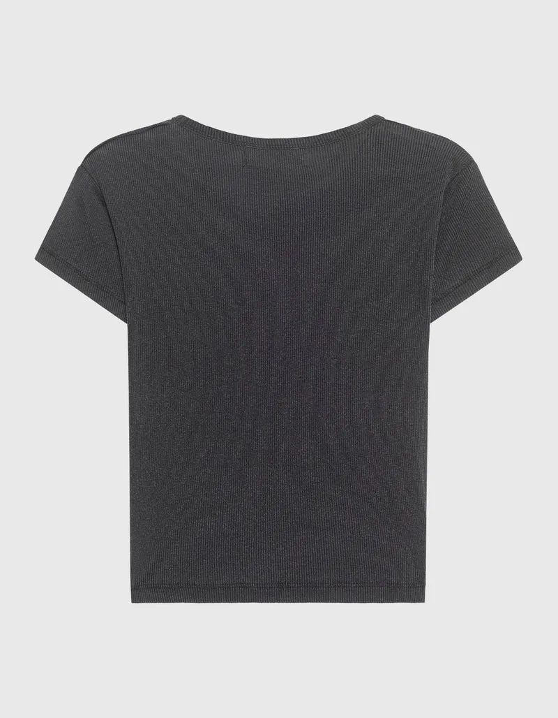 Bedrucktes Cropped T-Shirt This Ain't Texas