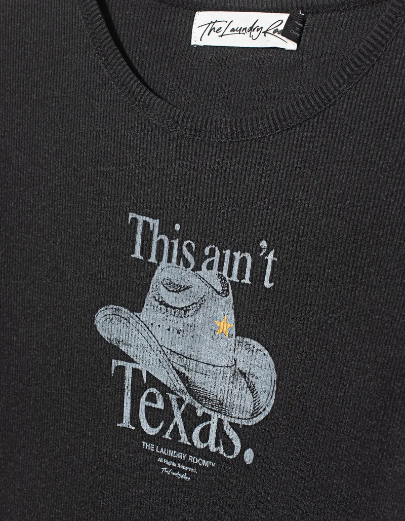 Bedrucktes Cropped T-Shirt This Ain't Texas
