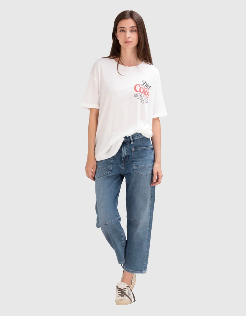 Bedrucktes Oversize T-Shirt Diet Coke