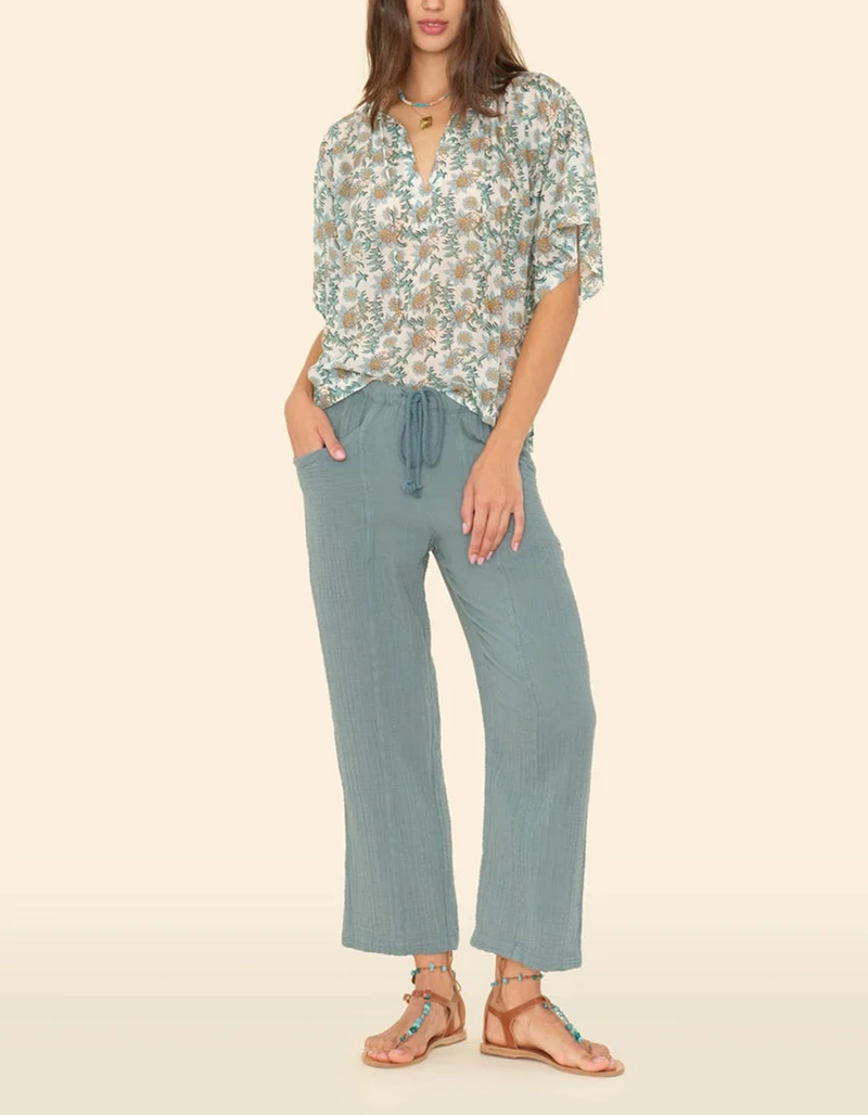 Cropped Musselin-Hose Ozzie