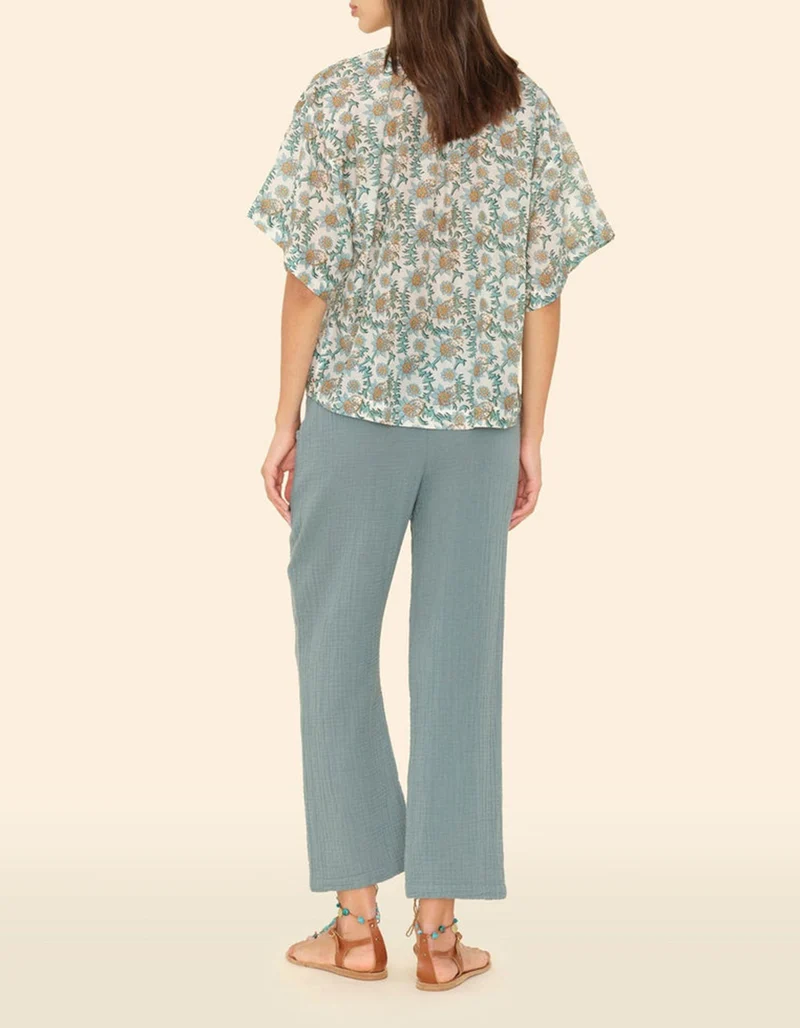 Cropped Musselin-Hose Ozzie