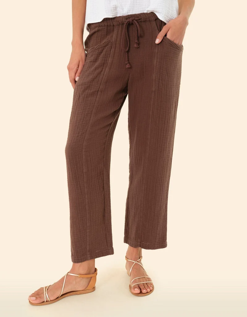 Cropped Musselin-Hose Ozzie