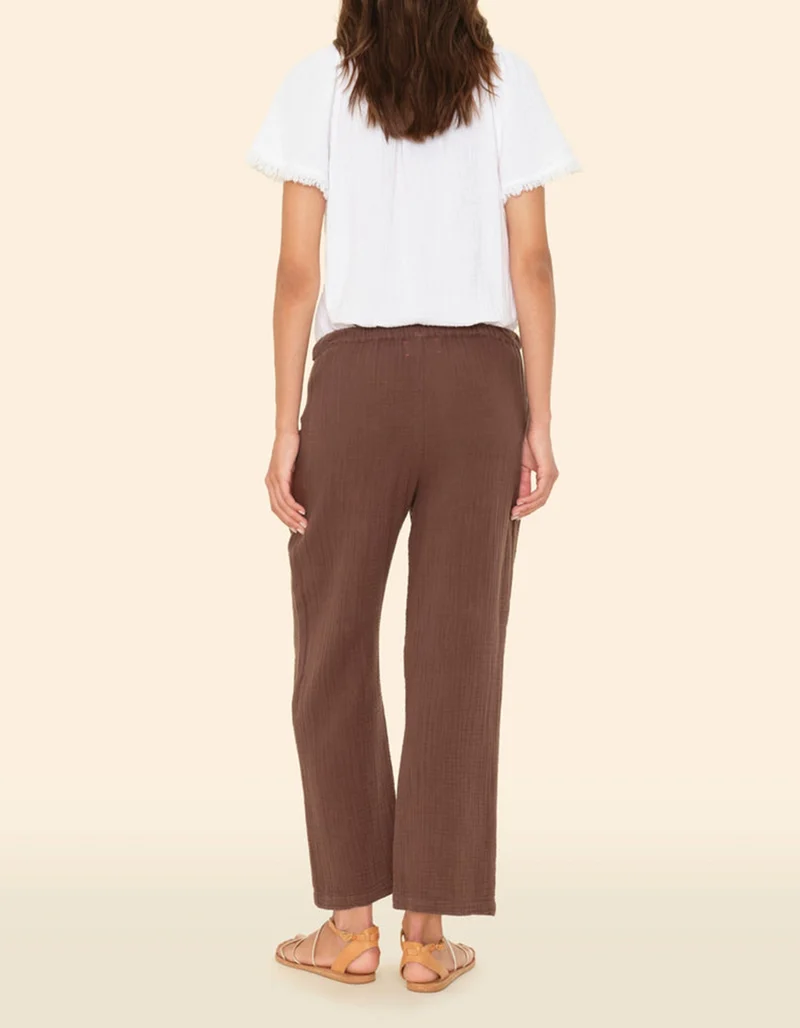 Cropped Musselin-Hose Ozzie