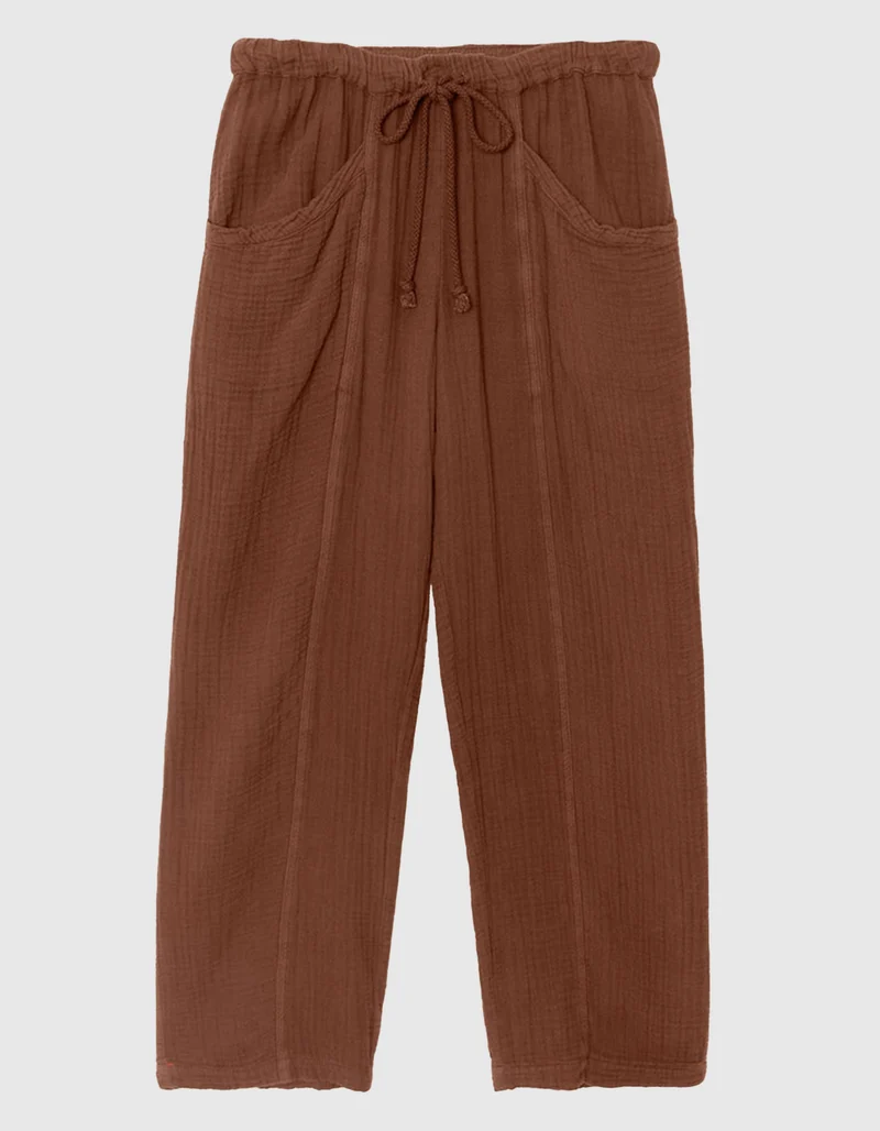 Cropped Musselin-Hose Ozzie