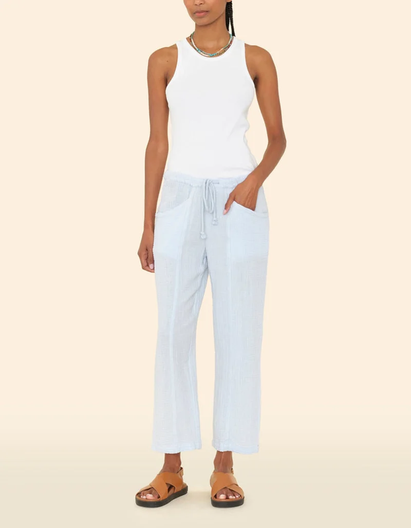 Cropped Musselin-Hose Ozzie
