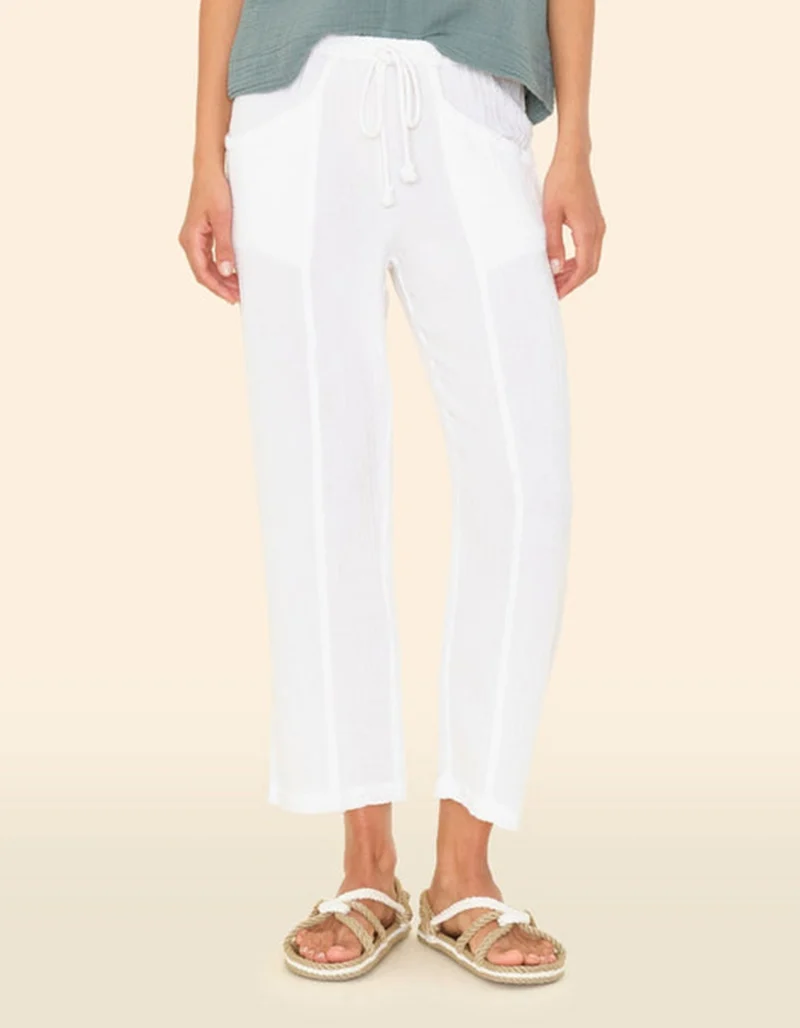 Cropped Musselin-Hose Ozzie