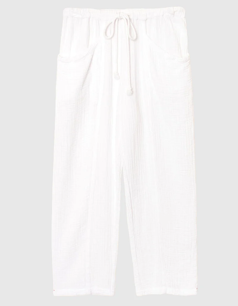 Cropped Musselin-Hose Ozzie