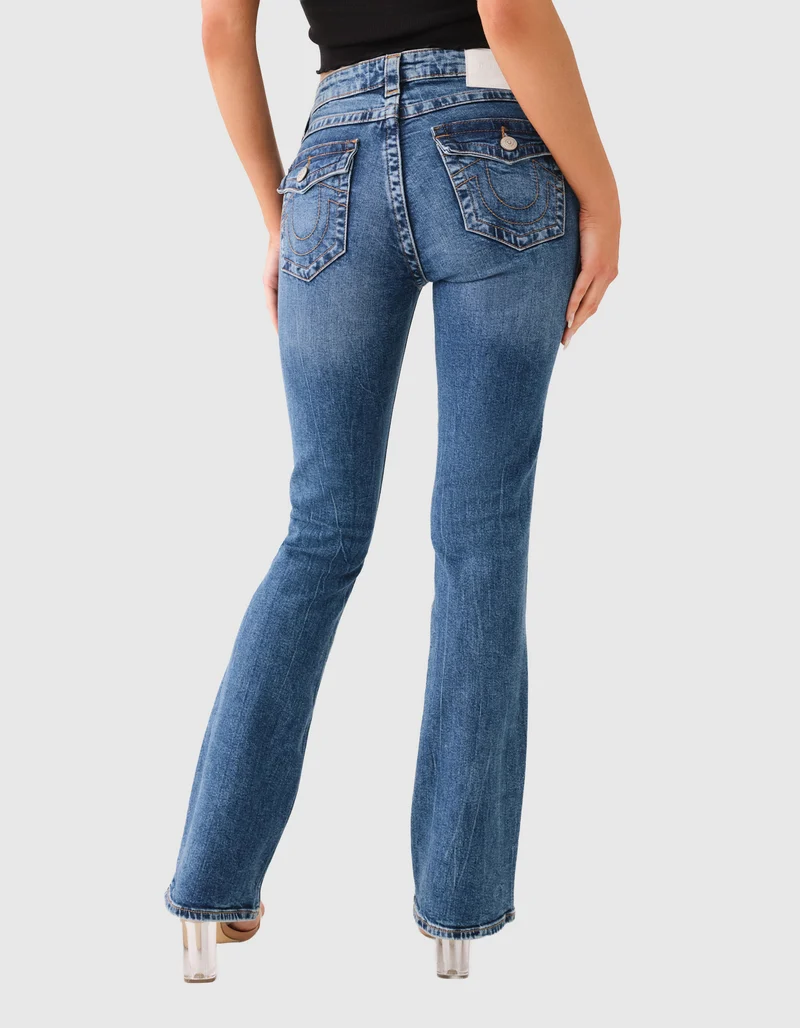 Mid Rise Bootcut Jeans Becca