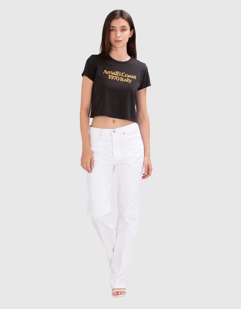 Bedrucktes T-Shirt Amalfi Cost 1970 Italy