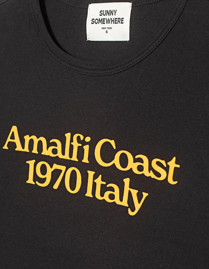 Bedrucktes T-Shirt Amalfi Cost 1970 Italy