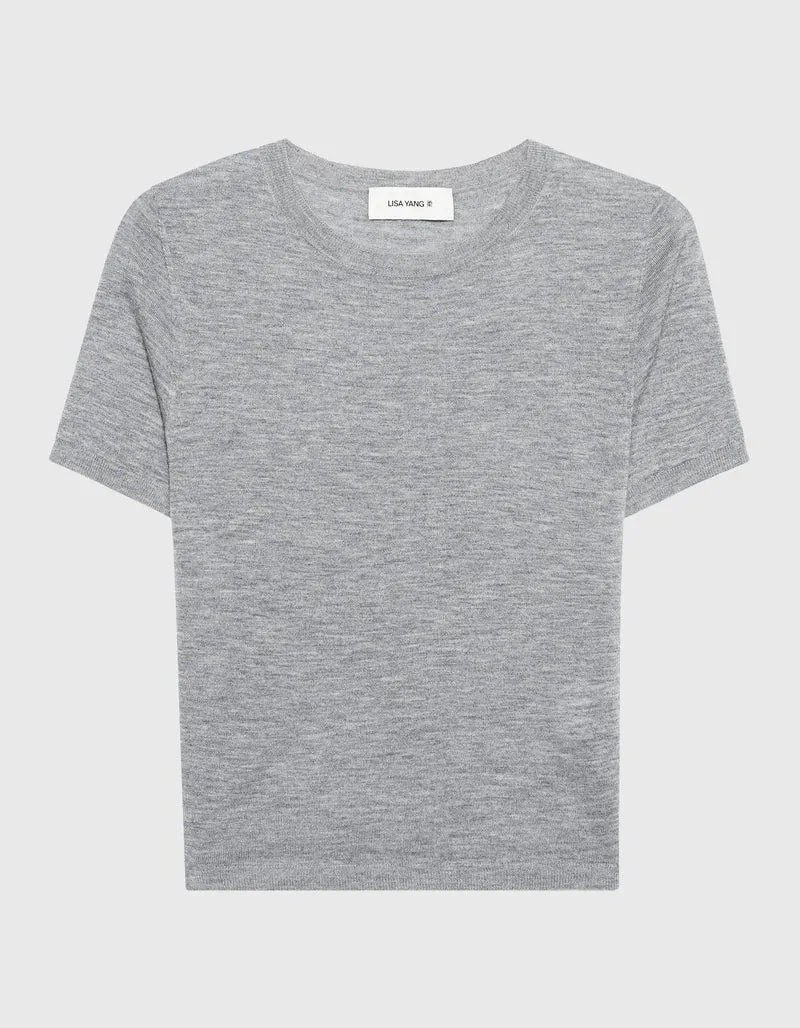 Kurzarm-Feinstrick-Pullover Delila