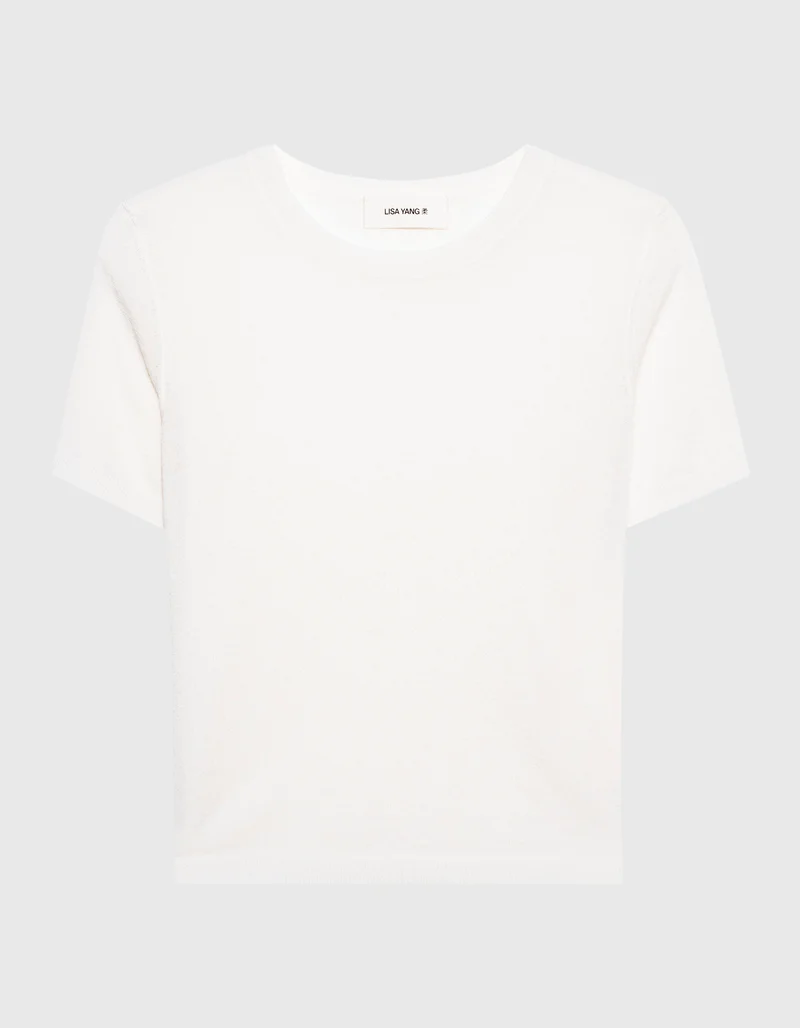 Kurzarm-Feinstrick-Pullover Delila